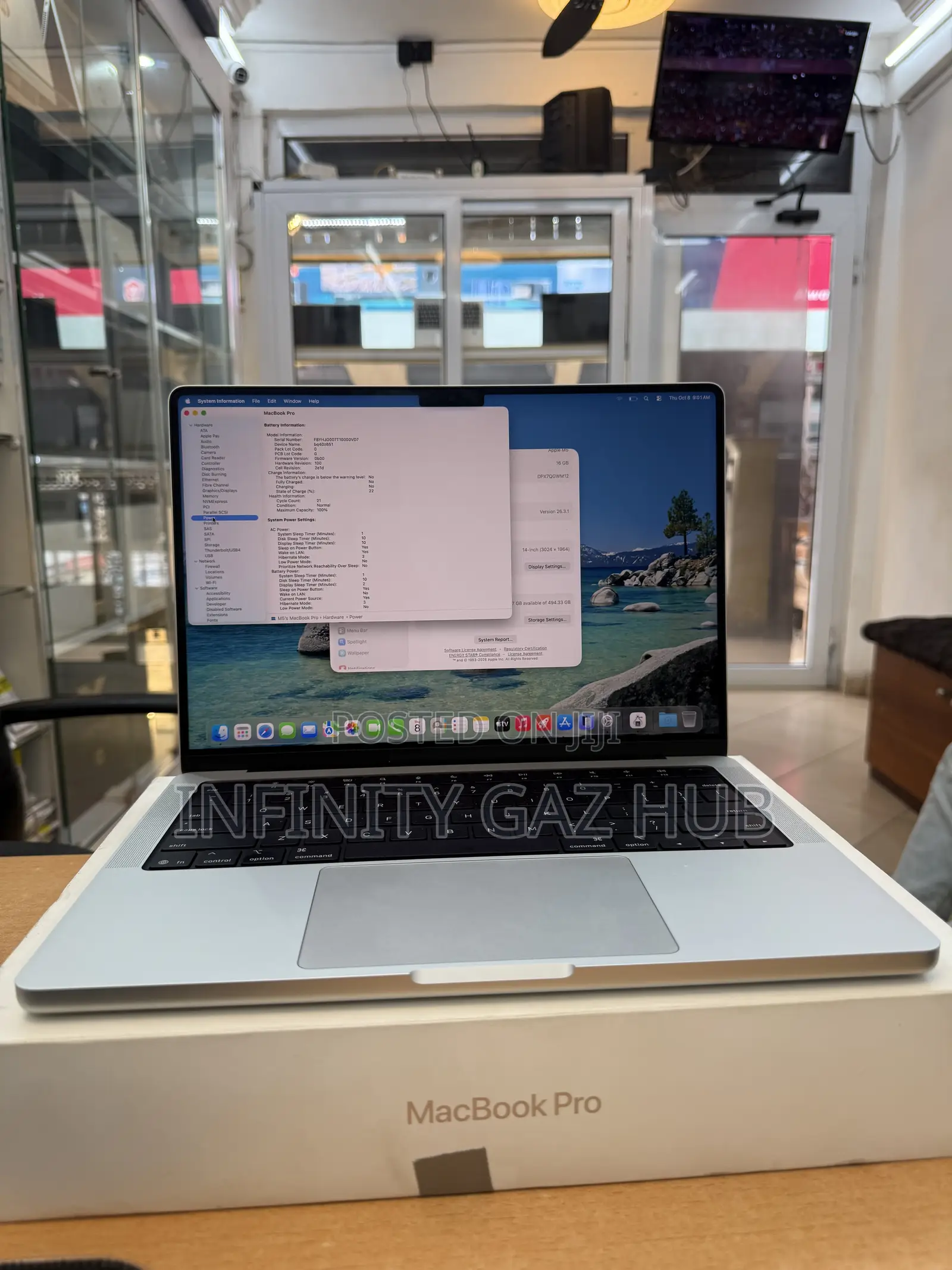 Laptop Apple MacBook Pro 2024 M4 16GB Apple M4 SSHD (Hybrid) 512GB
