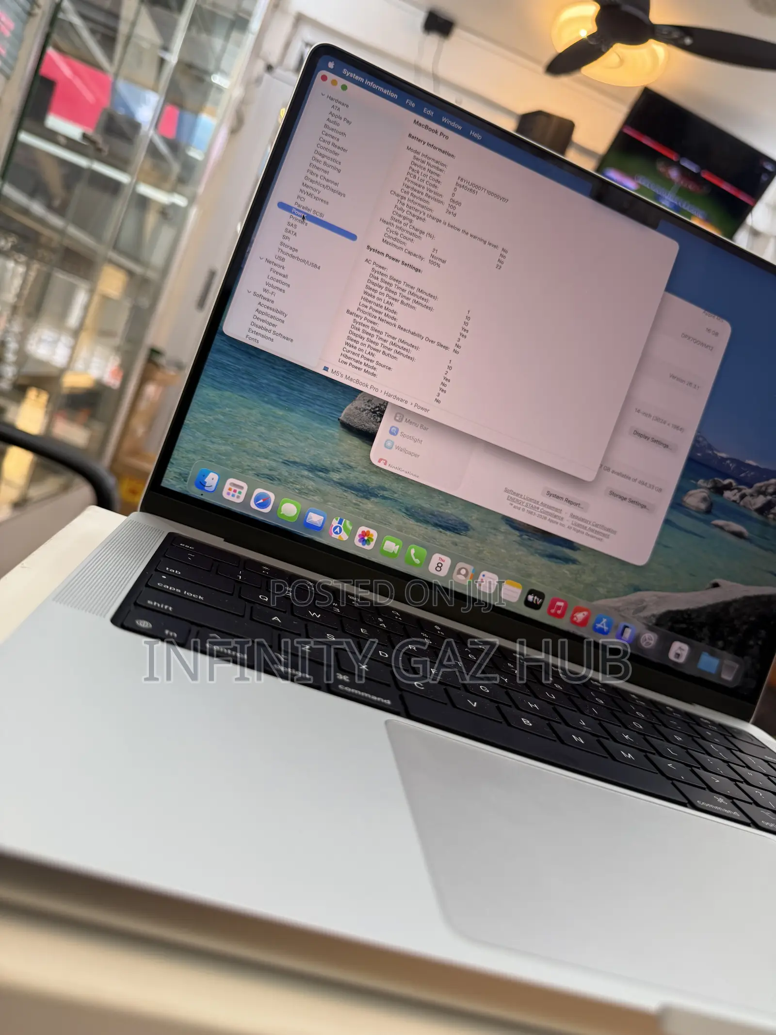 Laptop Apple MacBook Pro 2024 M4 16GB Apple M4 SSHD (Hybrid) 512GB