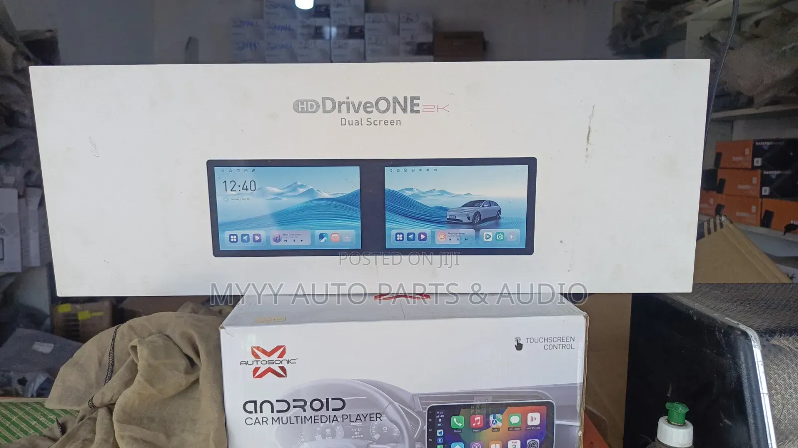 Dual Android Screen With Car Play