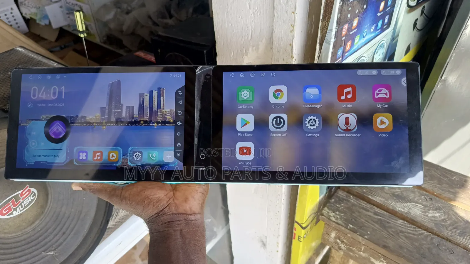 Dual Android Screen With Car Play