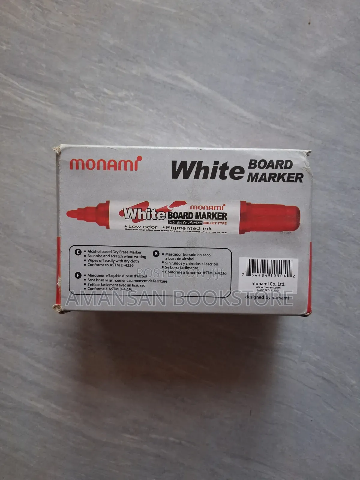Monami Whiteboard Marker (Red)