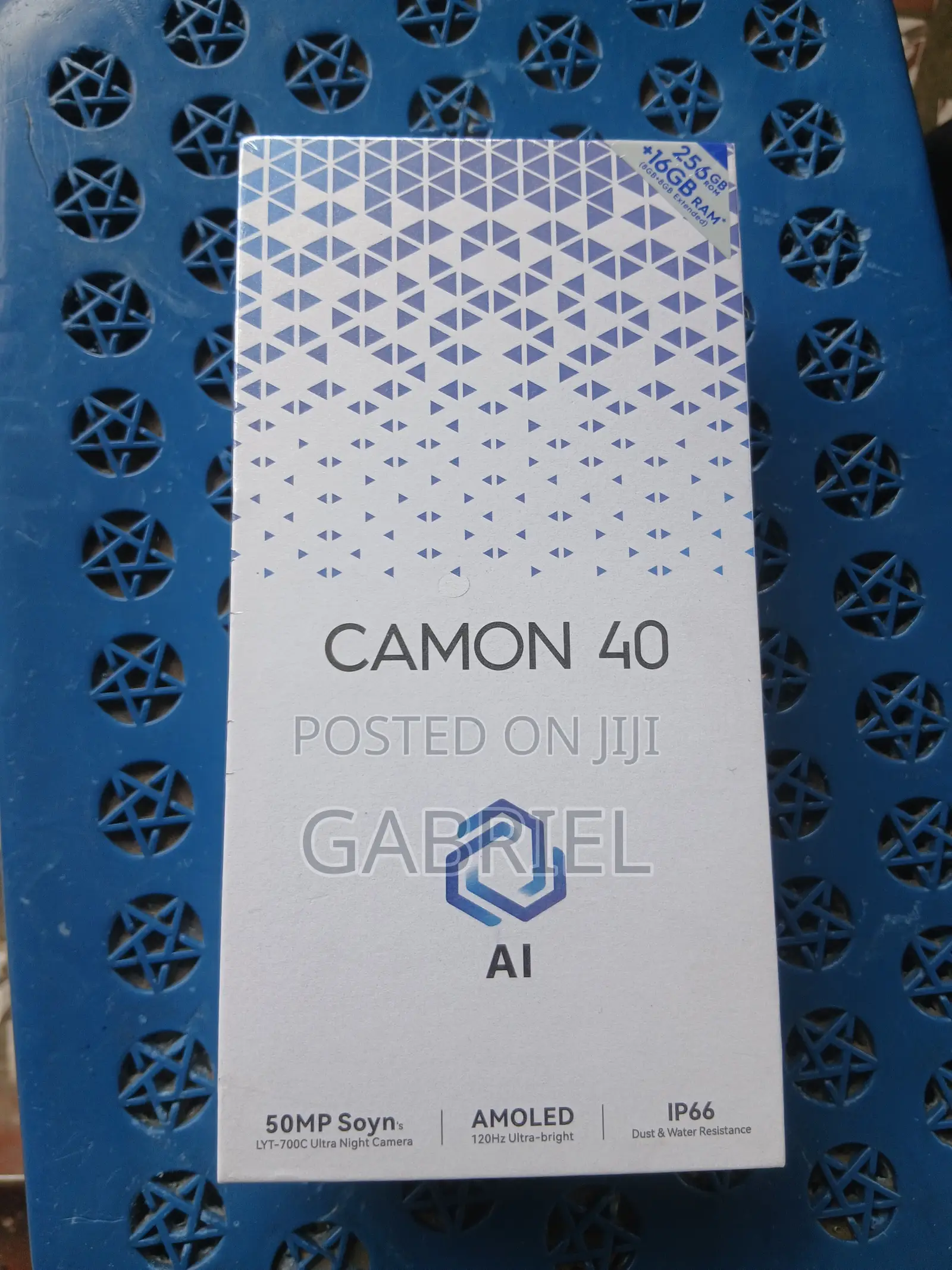 New Tecno Camon 40 256 GB Blue