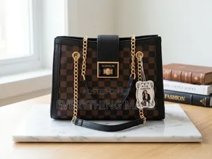 Brand New Sophilin Luxury Checkerboard Handbag + Free Wallet Pouch