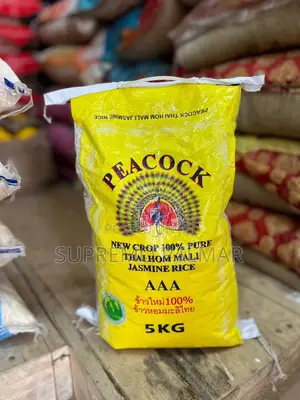 Peacock Thai Hom Mali Jasmine Rice– 5kg AAA