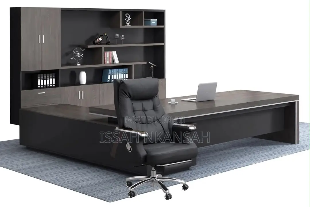 Luxury RECLINER + Executive L Shape Desk