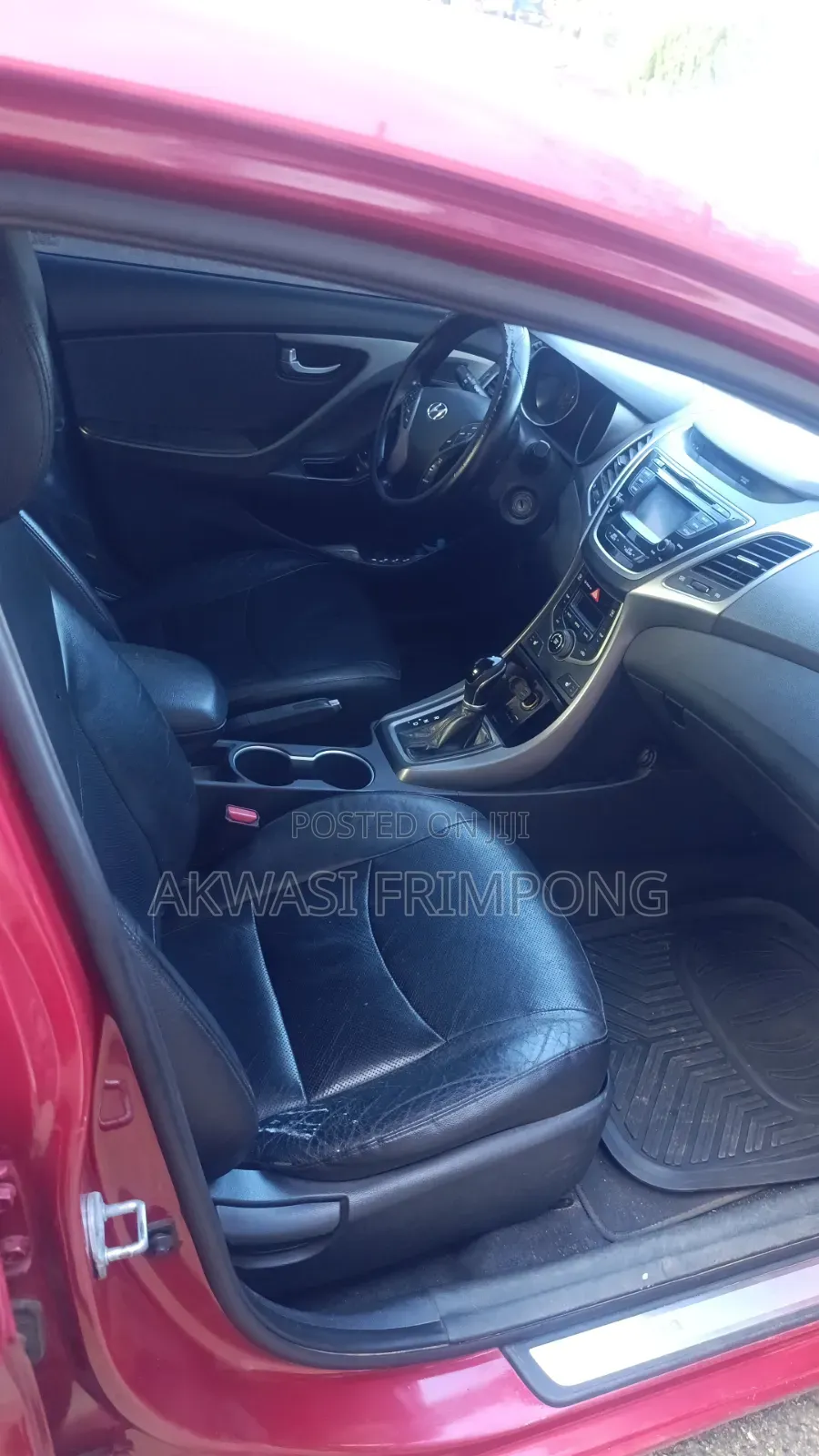 Hyundai Elantra Limited 4dr Sedan (1.8L 4cyl 6A) 2014 Red