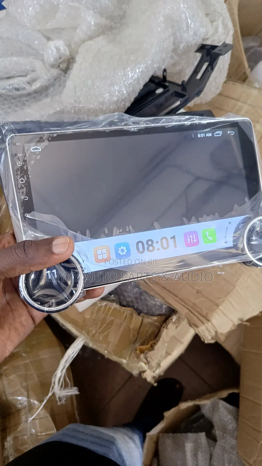 Double Nobs Android Screen for Toyota Vitz 2010