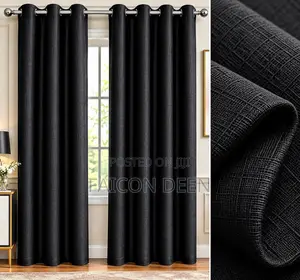Luxury Jacquard Sunblock Blackout Curtains for Homes ,Hotels,Air BNB