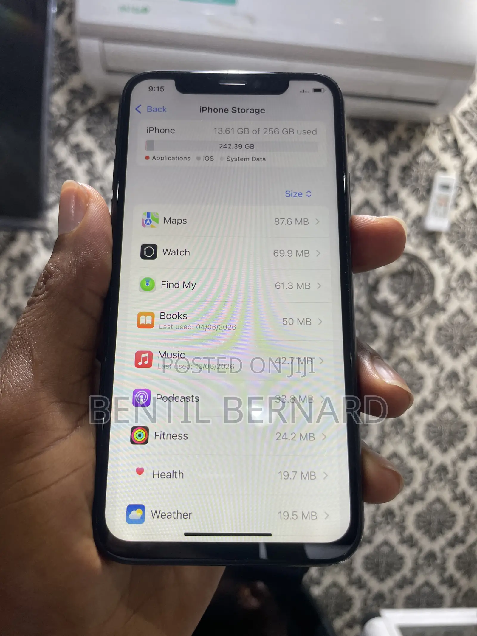 Apple iPhone XS 256 GB Black