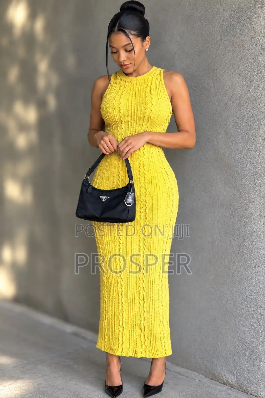 Casual Knitted Sleeves Round Neck