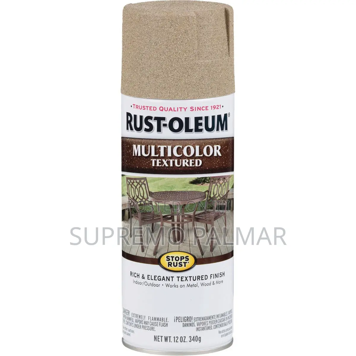 Stops Rust Desert Bisque 12oz – Textured Multi-Color Spray Paint