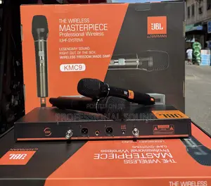 JBL KMC9, a Professional Dual-Channel UHF Wireless Microphone System.