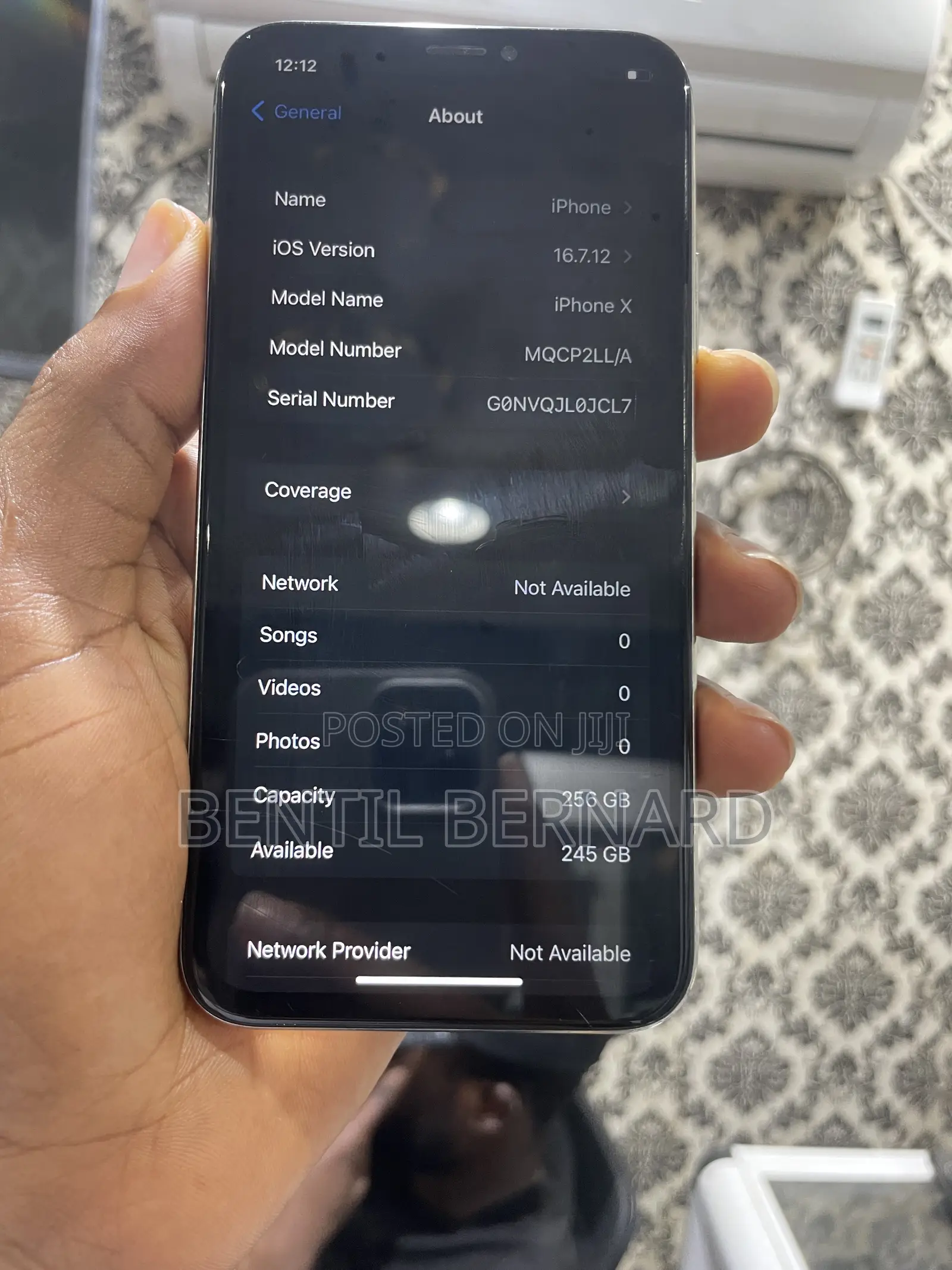 Apple iPhone X 256 GB White