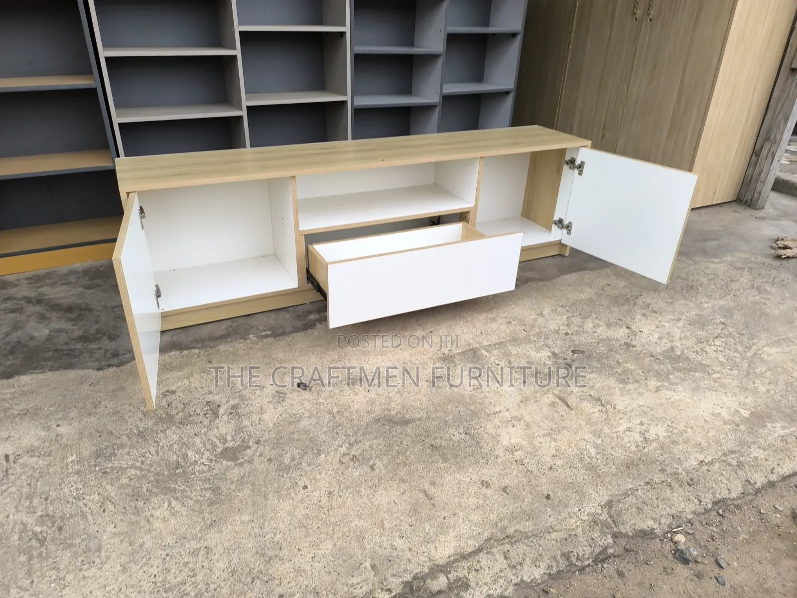 6ft TV Stand Laminated Foreign Wood