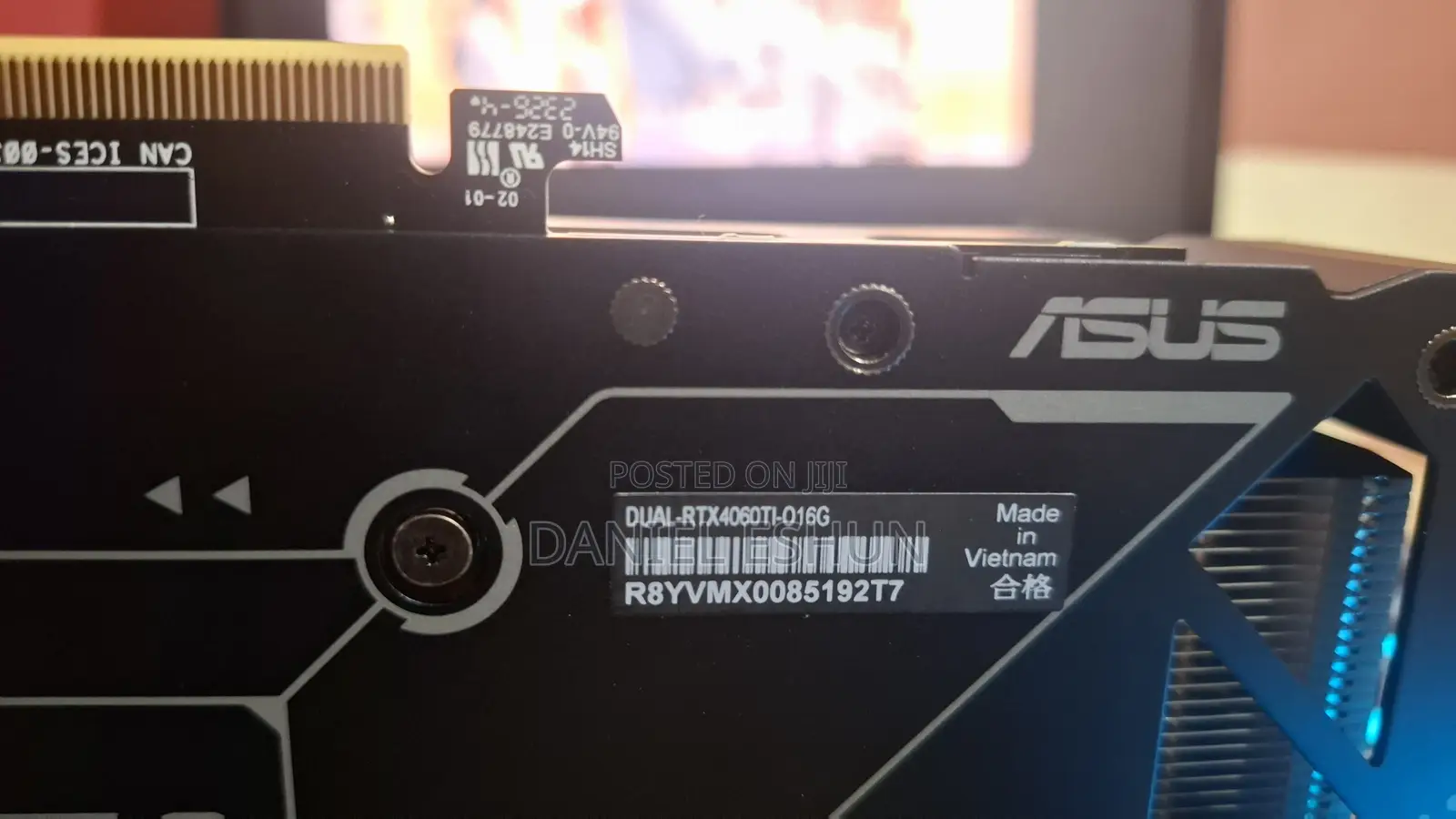 ASUS Dual GeForce RTX 4060 Ti OC Edition 16GB