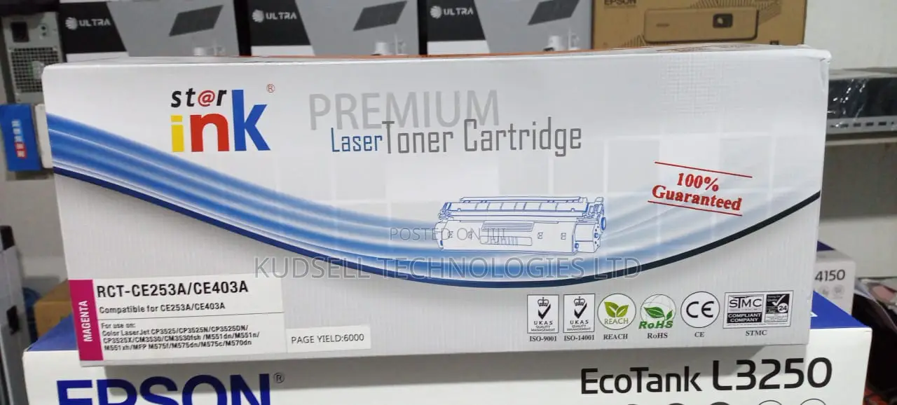 HP 507A Toner Ce400 Ce250(balck Yellow,cyan,magenta)