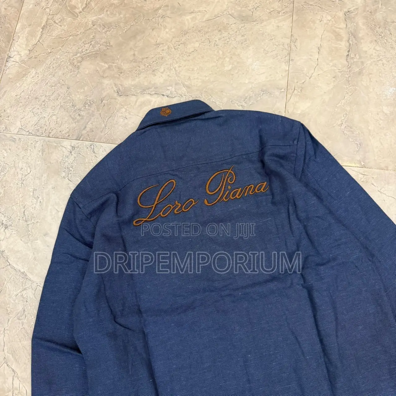 Navy Linen Set