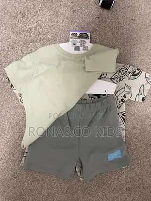 Star Wars 4 Pieces Toddler Boy 2 Tops and 2 Shorts