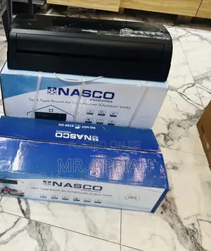 Elegant Black Nasco 1.5hp Air Conditioner(Black)R410 Gas
