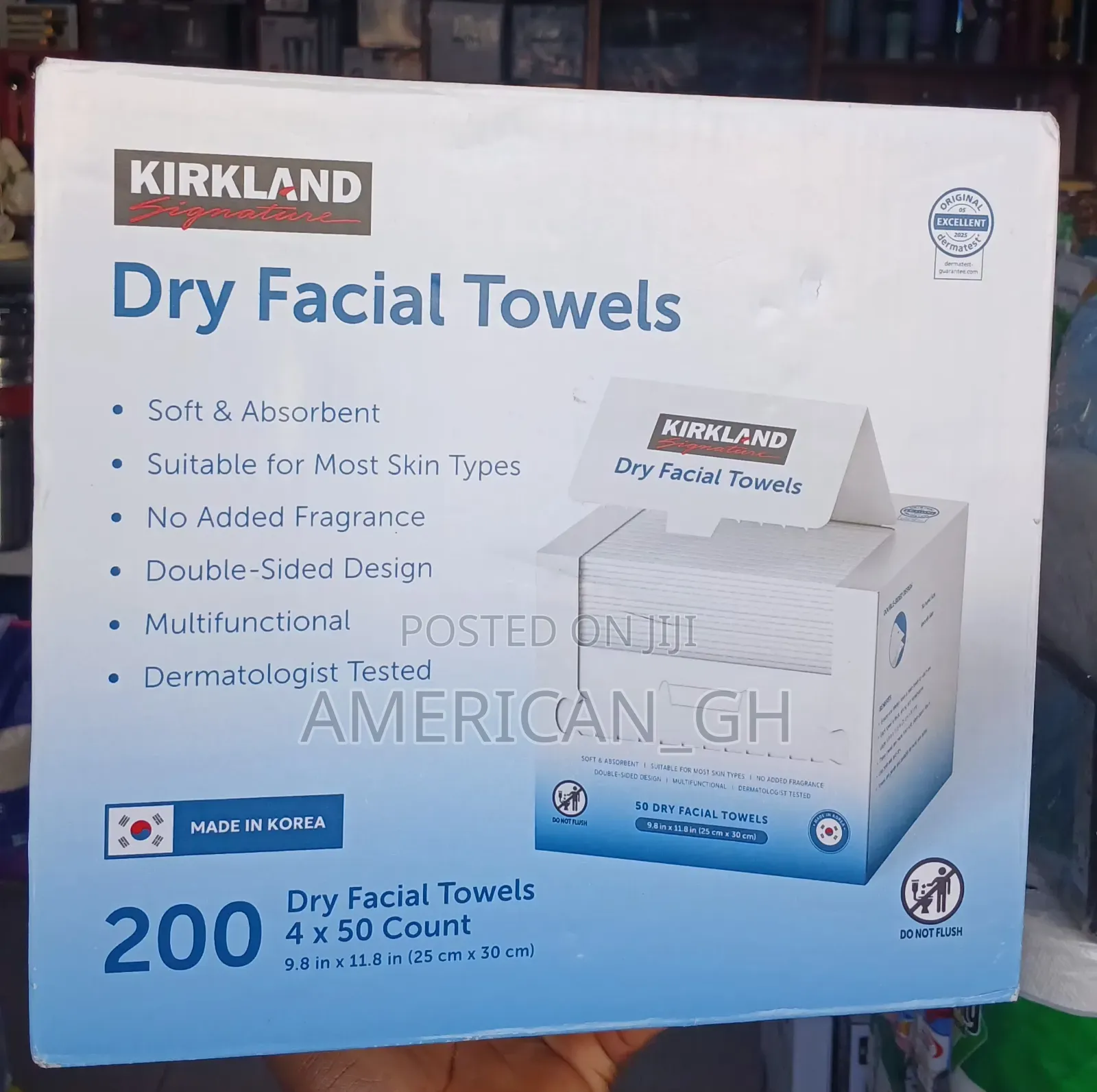 Kirkland Daily Facial Towels, 50 Count
