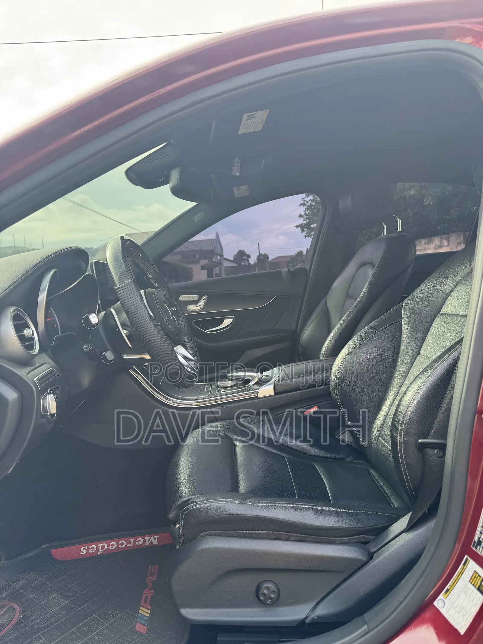 Mercedes-Benz C300 Sport 4Matic Sedan AWD (2.0L 4cyll 7A) 2016 Red