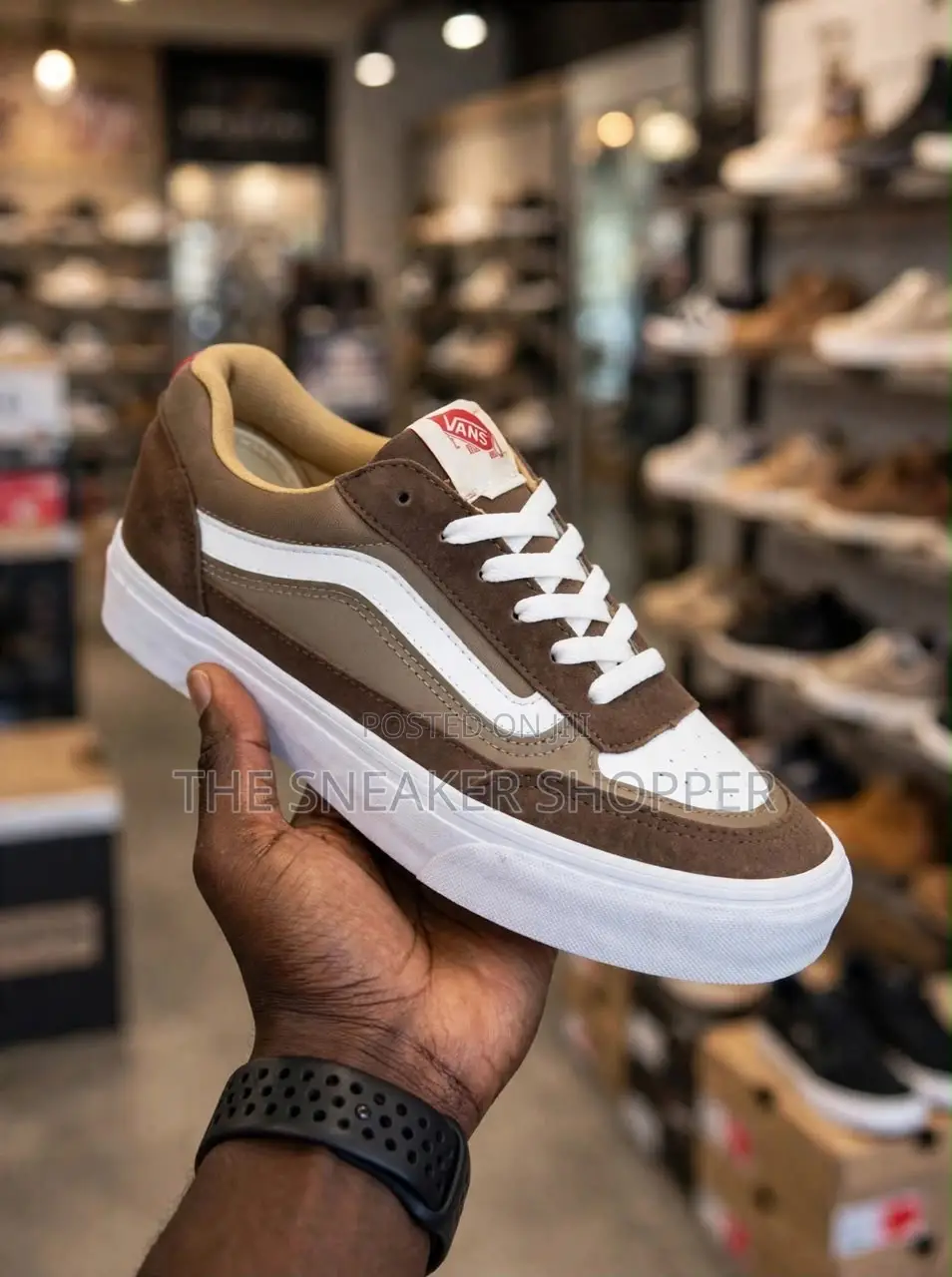 Vans Knu Skool - Brown / Walnut / White