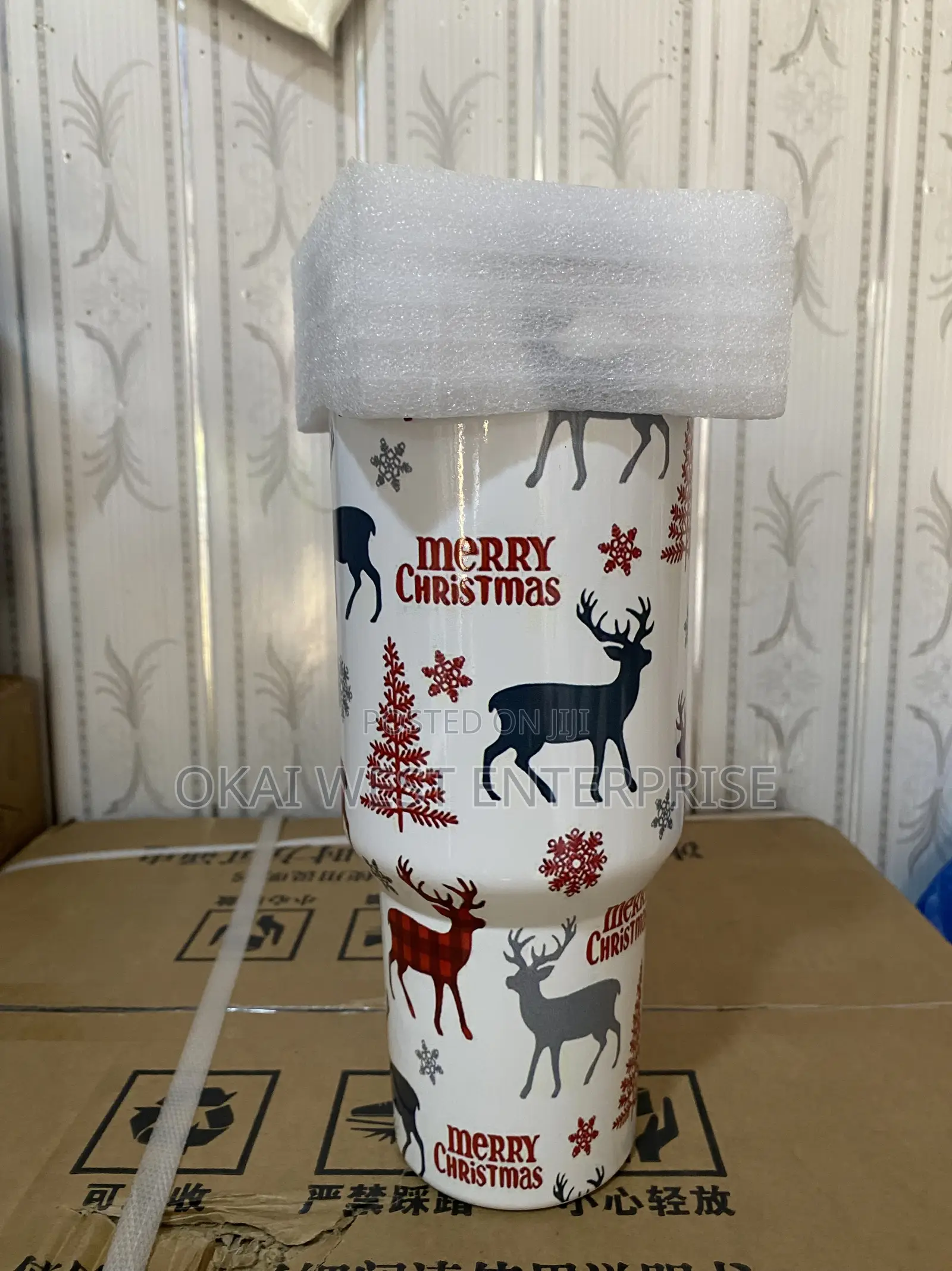 Premium 304 Stainless Steel Double-Layer Insulated 40oz Car Cup