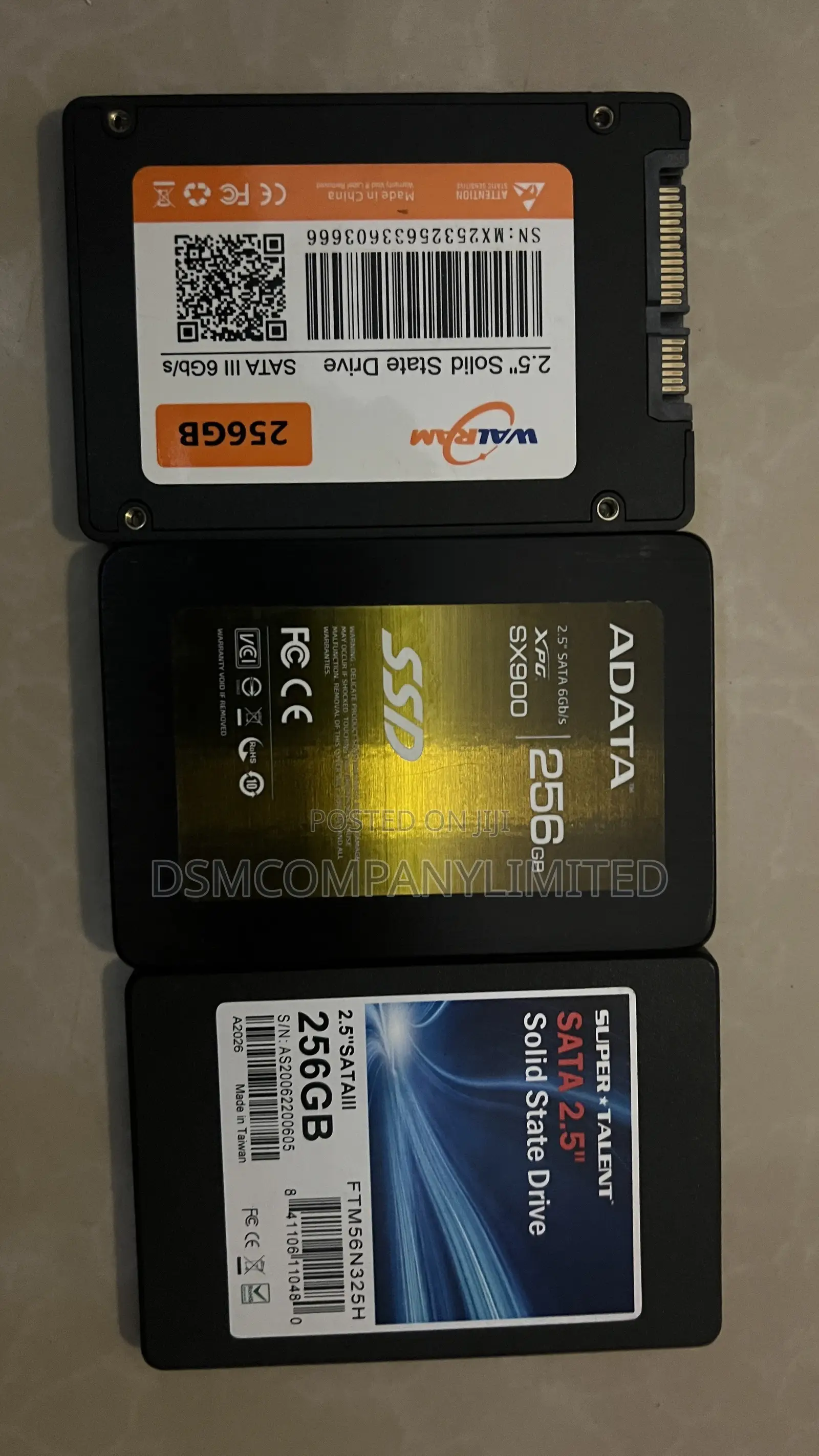 Sata SSD 250gig, 500gig , 1tb