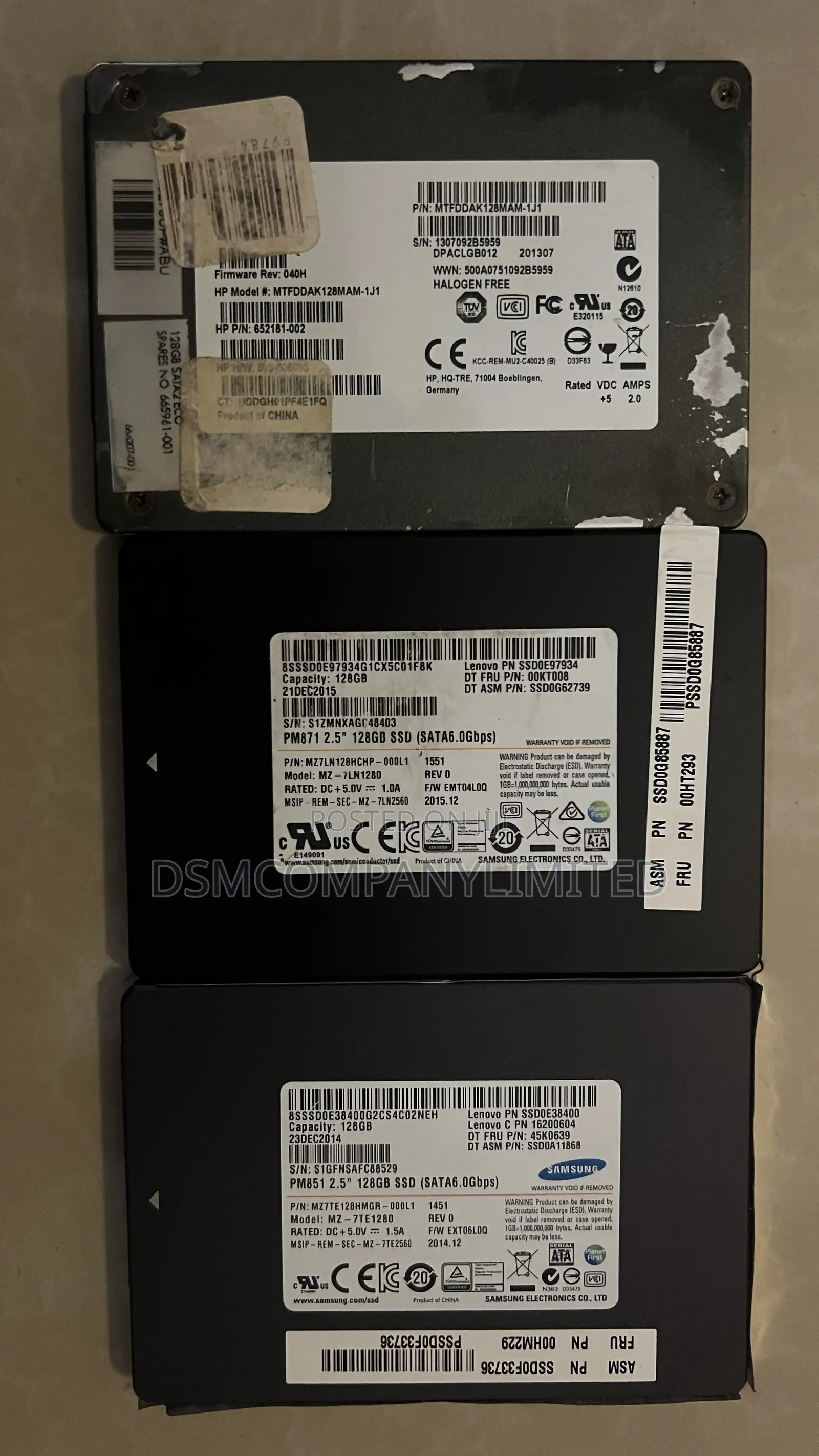 Sata SSD 250gig, 500gig , 1tb