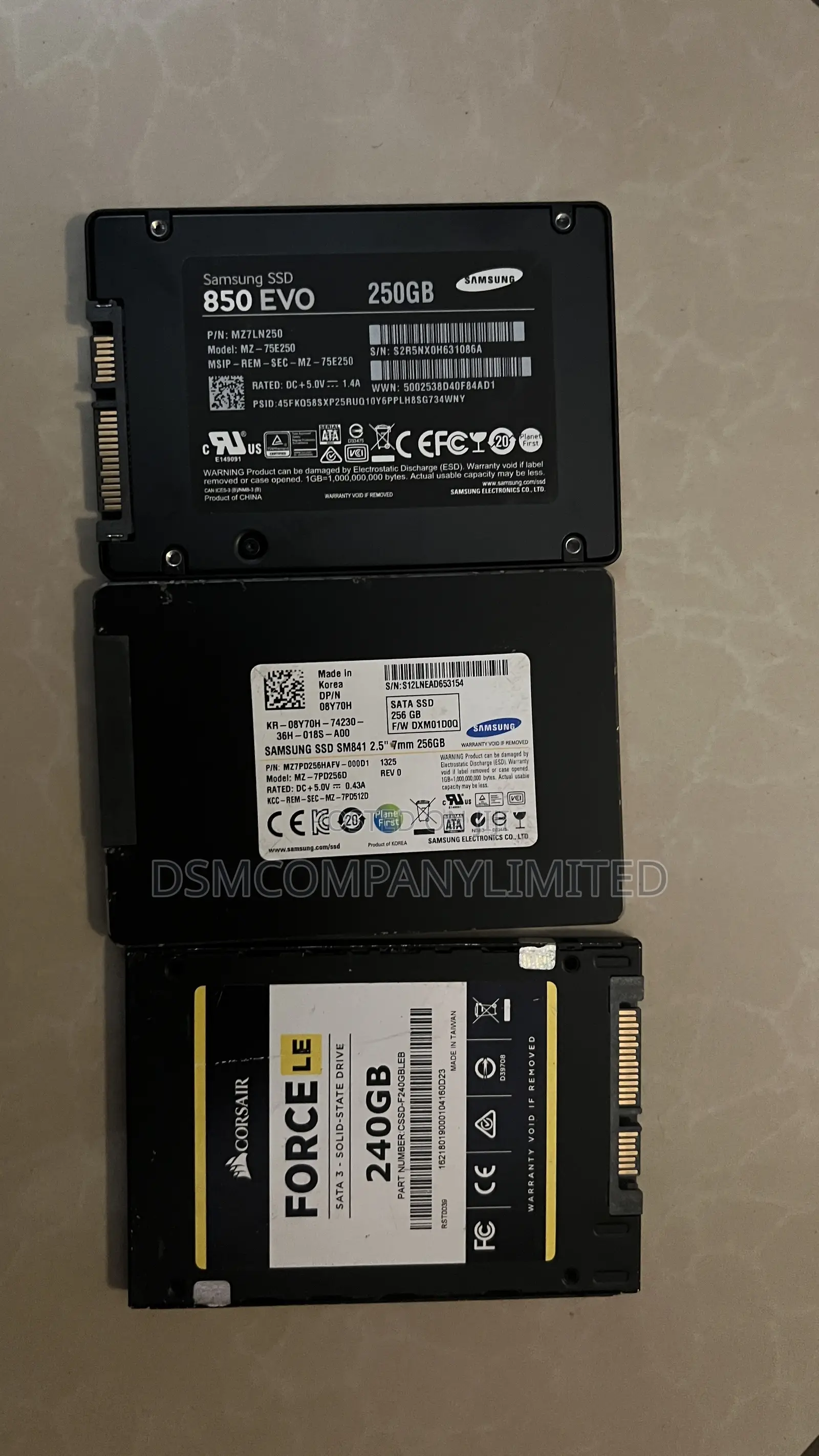 Sata SSD 250gig, 500gig , 1tb