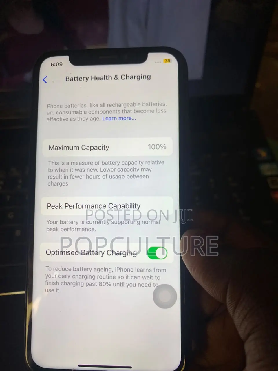 Apple iPhone X 64 GB Black