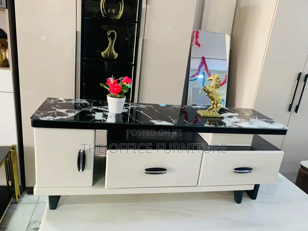 Black TV Stand