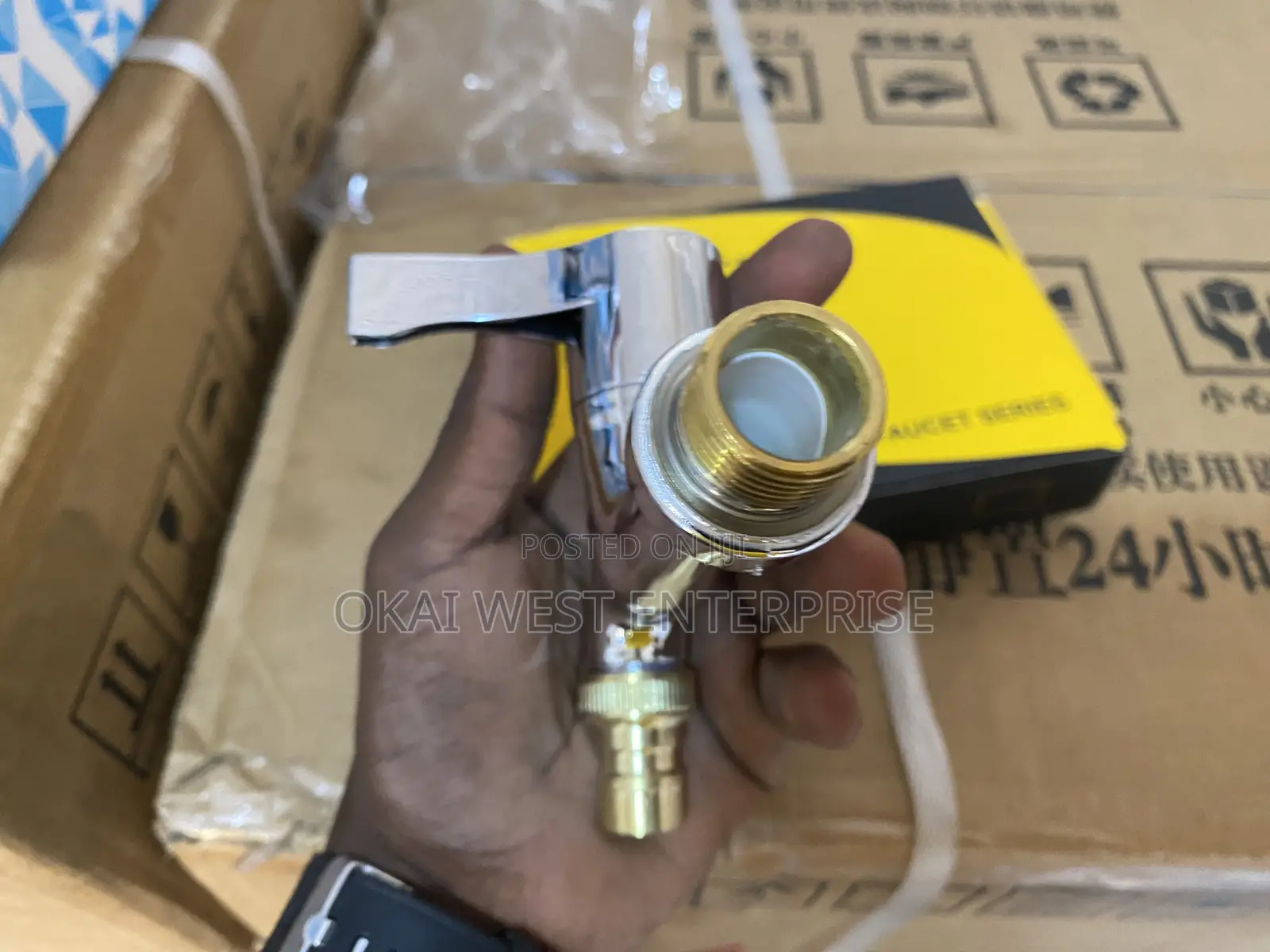 Extra Thick 4-Point Washing Machine Faucet – Durable