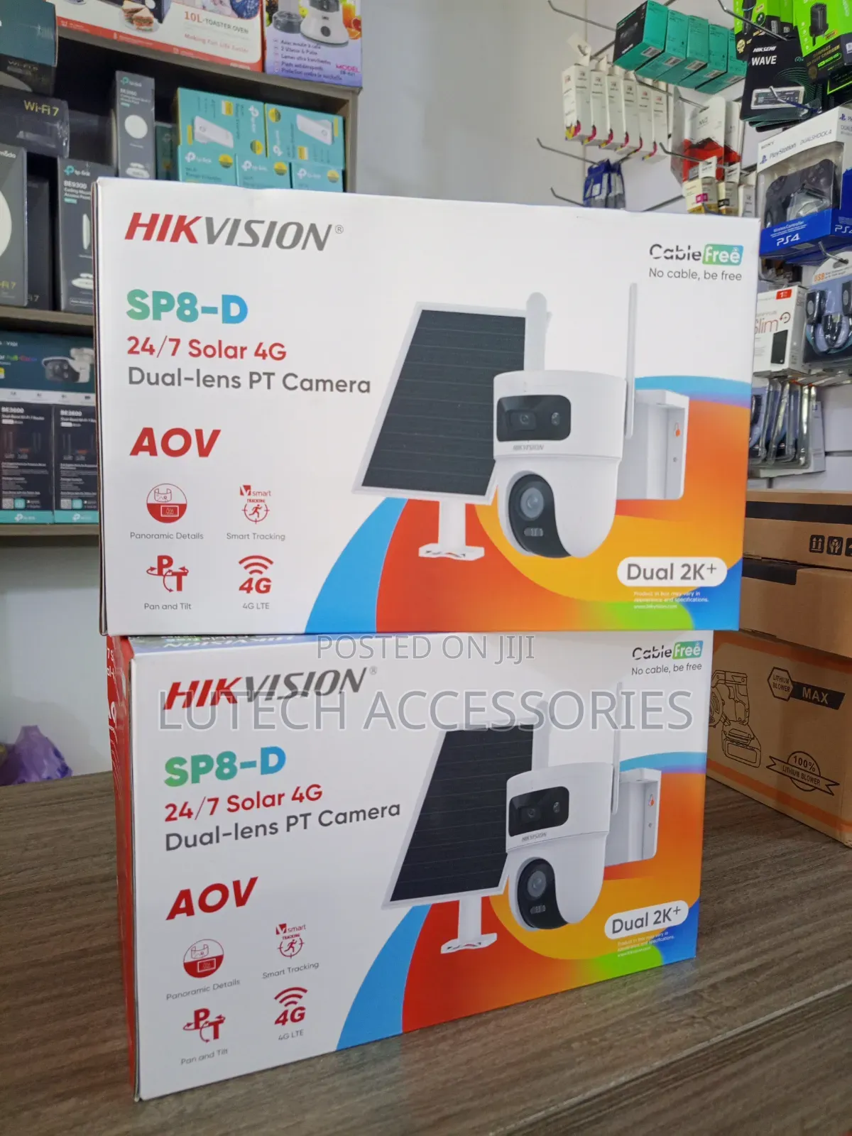 Hikvision AOV 4G Dual Lens PT Solar Camera