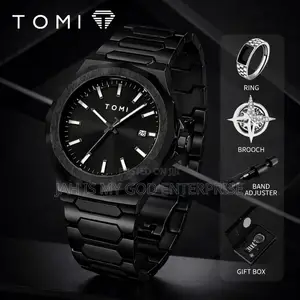 Tomi Luxury Men's Gift Box Set Quality and Versatile Quartz Watch