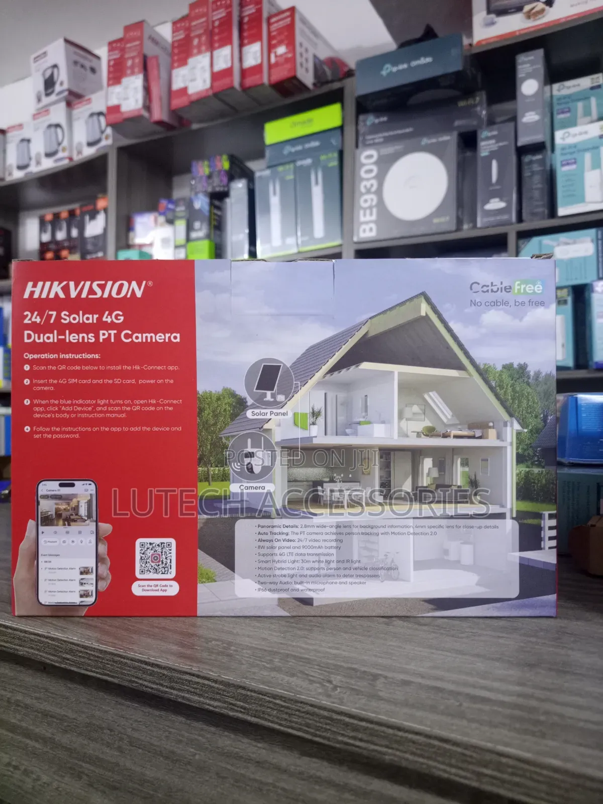Hikvision AOV 4G Dual Lens PT Solar Camera