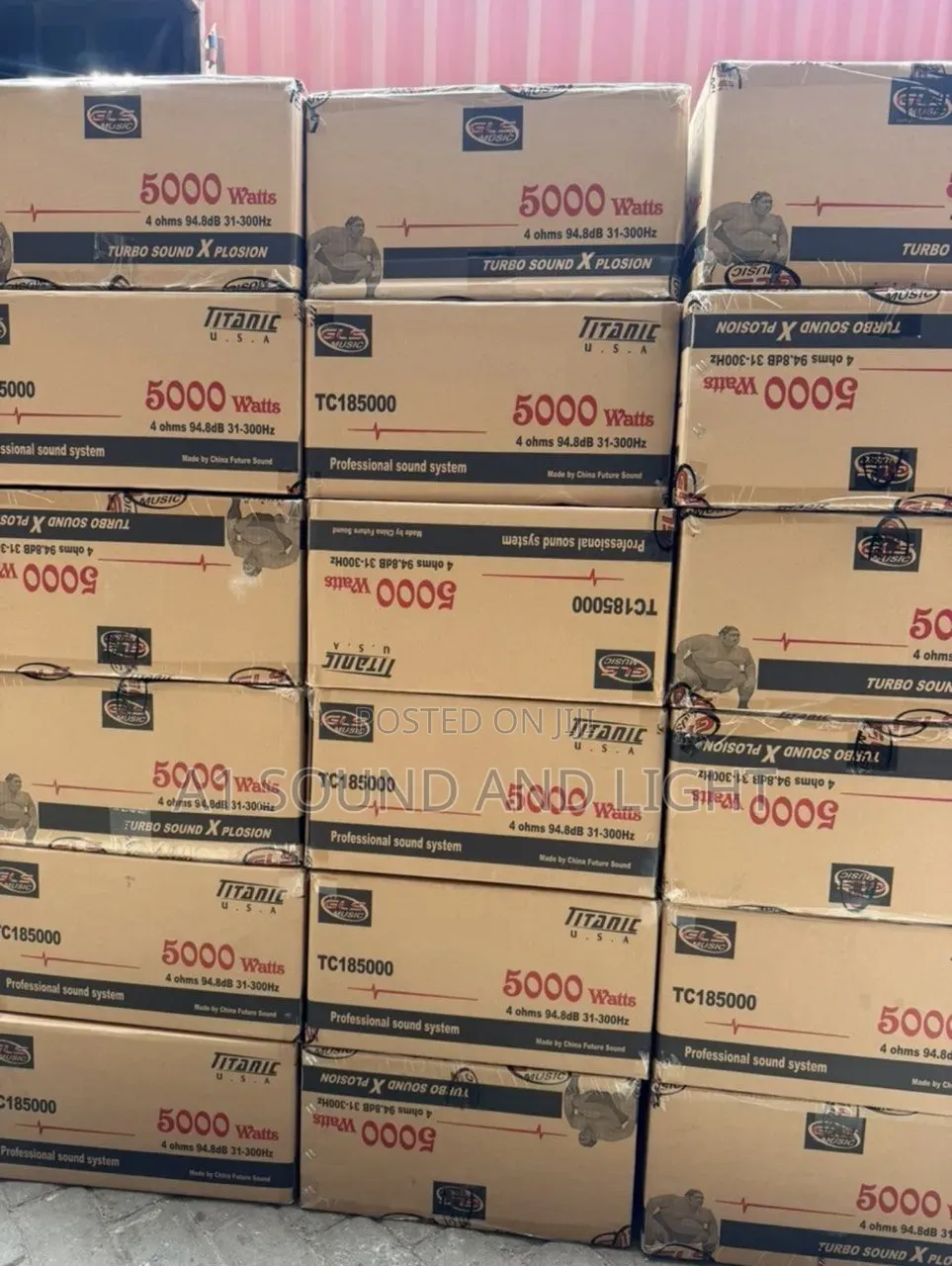 Titanic 18 Inches 5000 Watts Speaker[TC185000][PAIR]