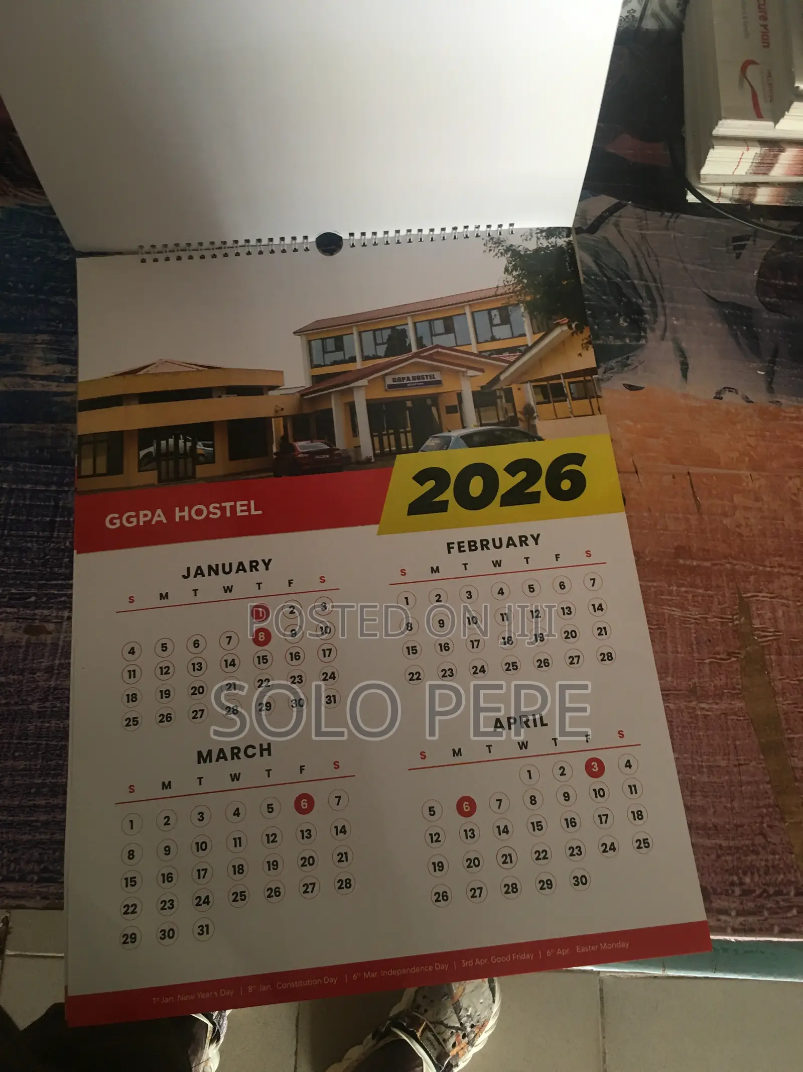 Table Top Calendar