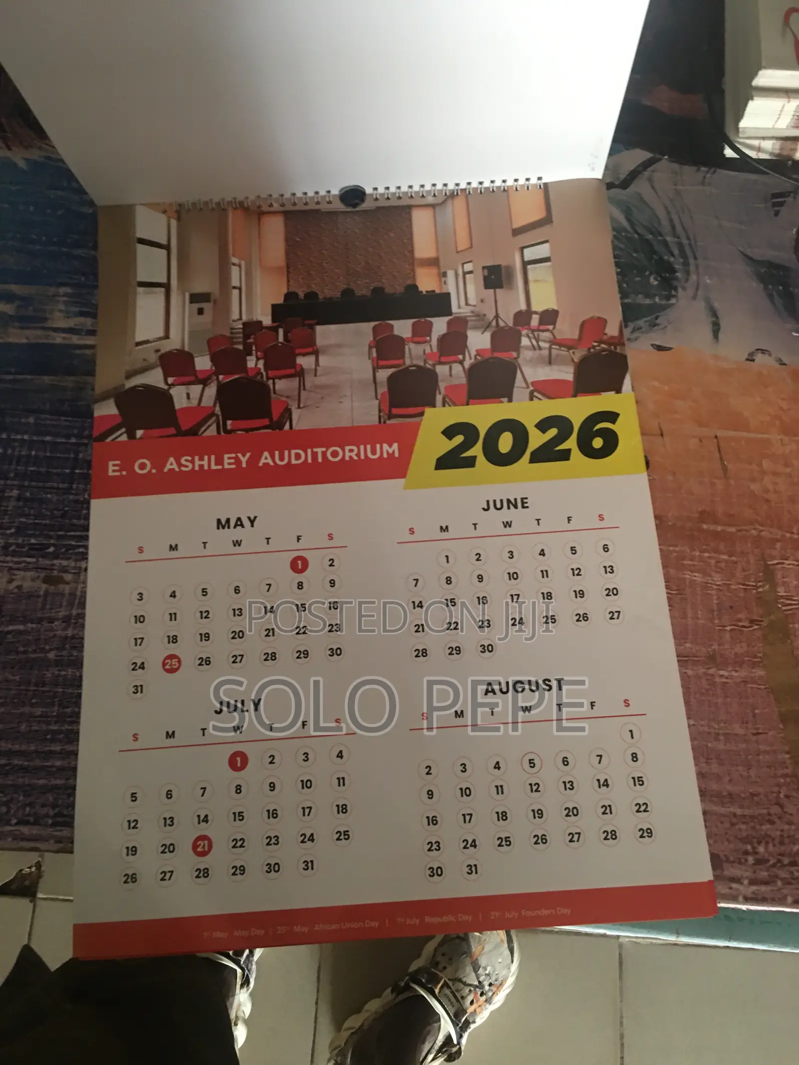 Table Top Calendar