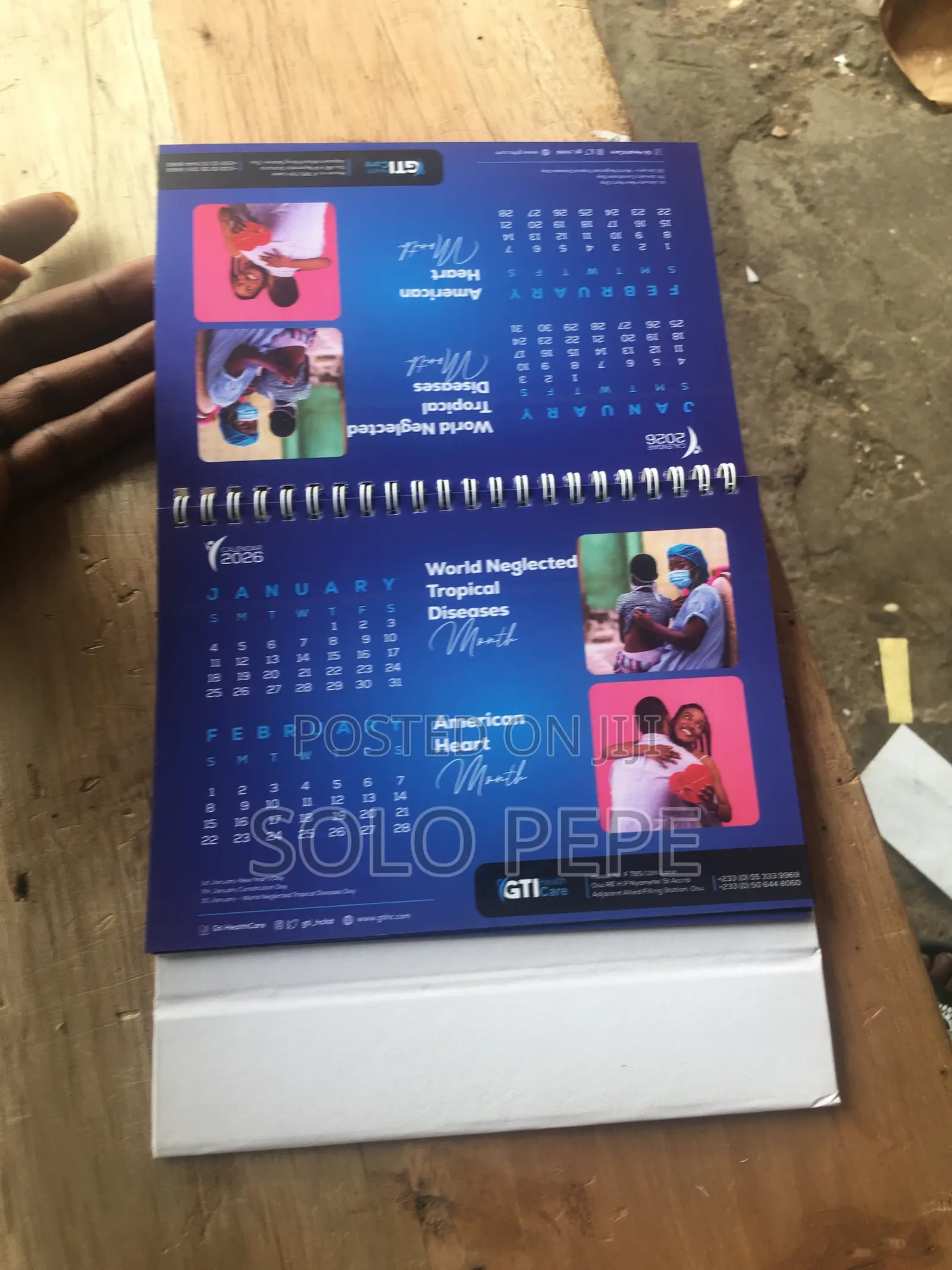 Table Top Calendar