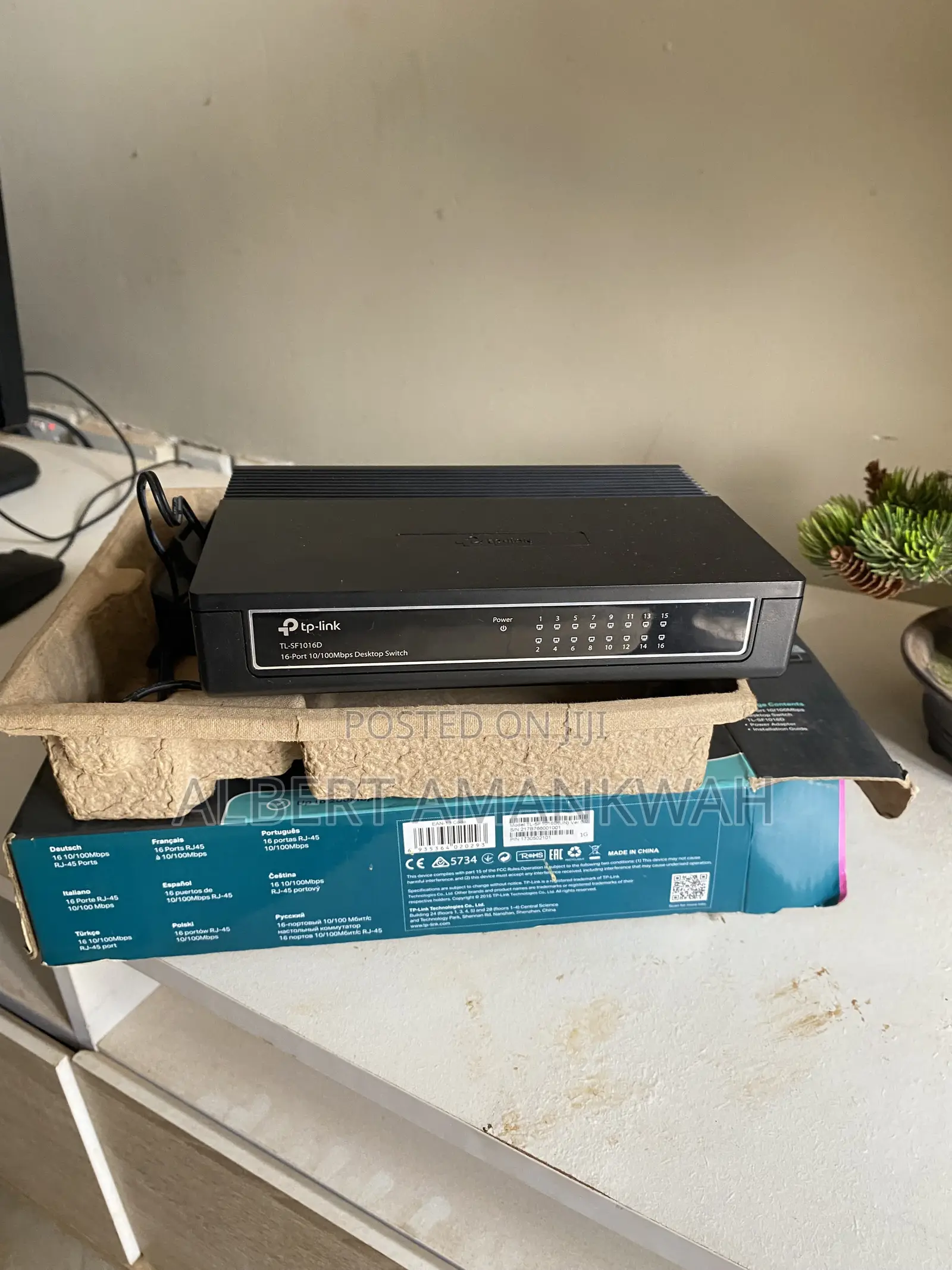 TP-Link 16 Port 10/100mbps Unmanaged Gigabit Switch
