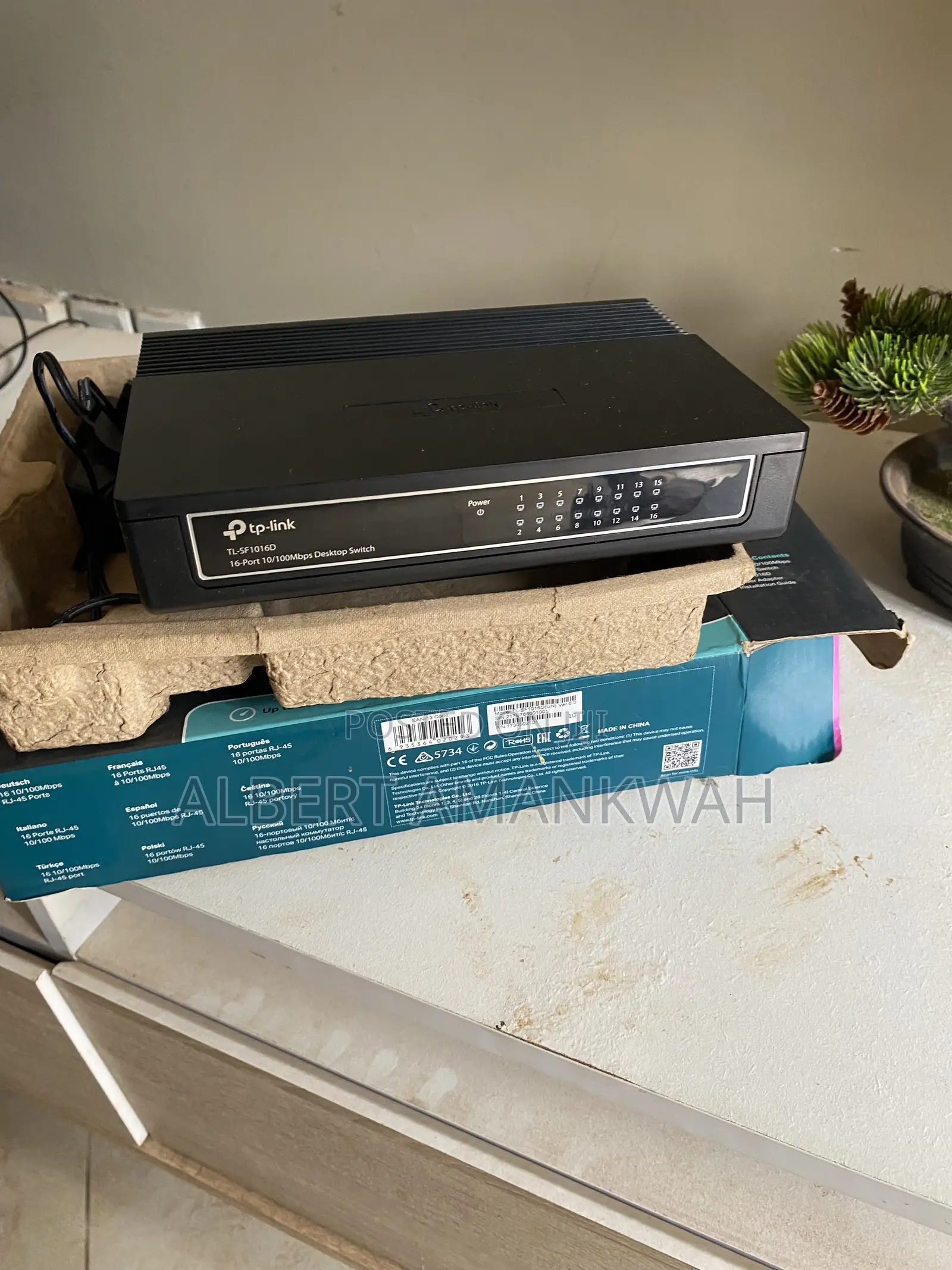 TP-Link 16 Port 10/100mbps Unmanaged Gigabit Switch