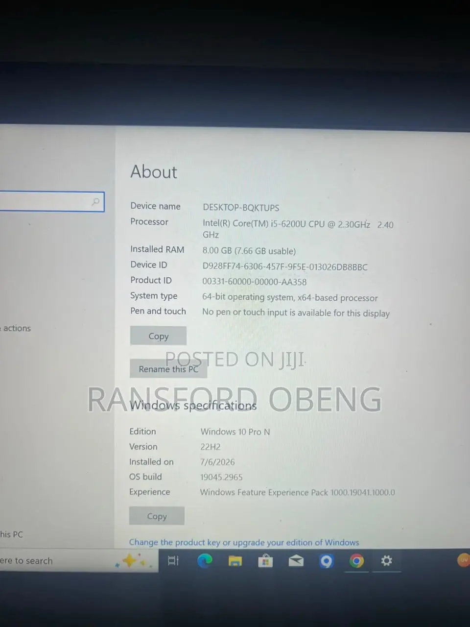 Laptop Dell Inspiron 15 5559 8GB Intel Core i5 HDD 32GB
