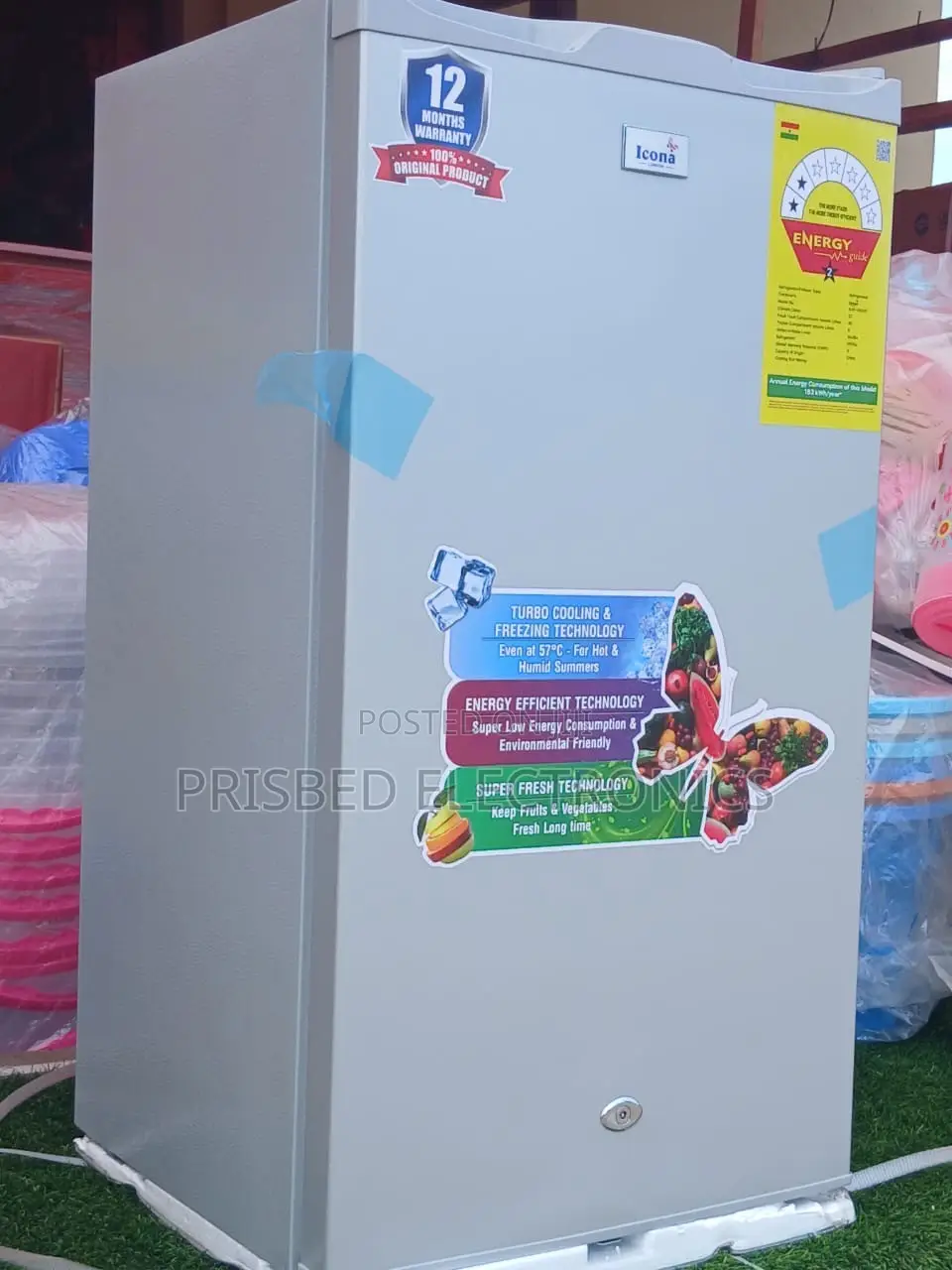 Icona Table Top Single Door Fridge 90 Litres
