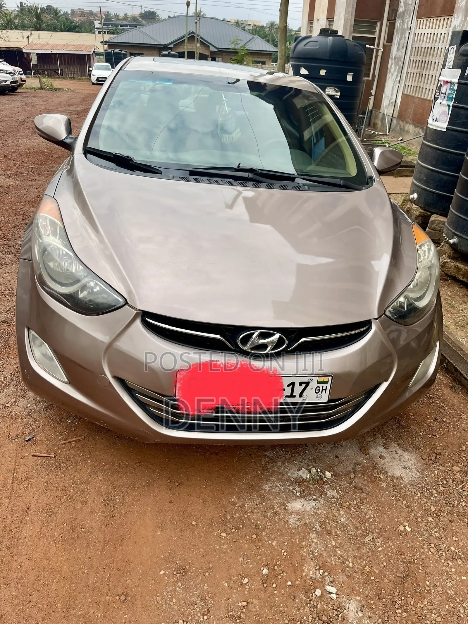 Hyundai Elantra Limited 2011 Gold