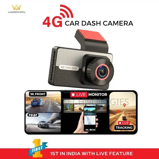 4G AI Dash Camera Car Front and Back
