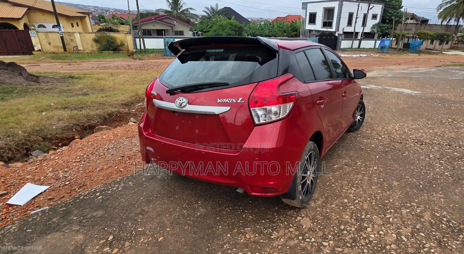 Toyota Yaris L Hatchback 5dr 2016 Red