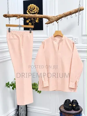 - Linen Kaftan Set