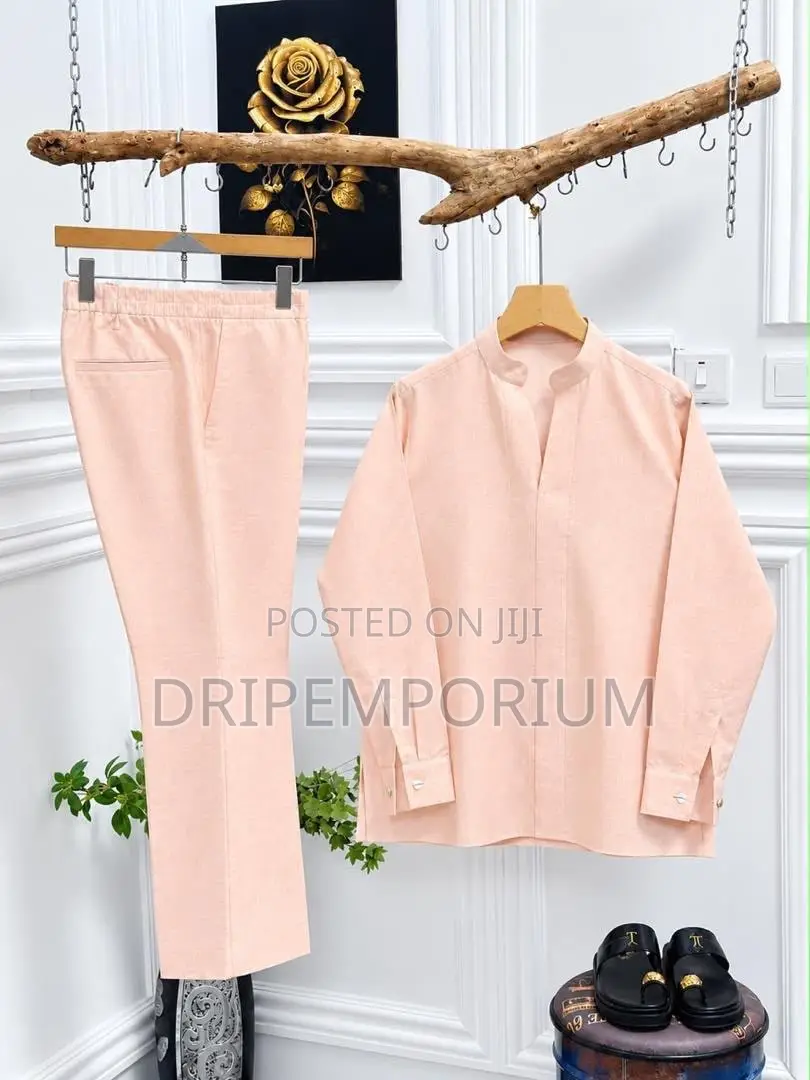 - Linen Kaftan Set