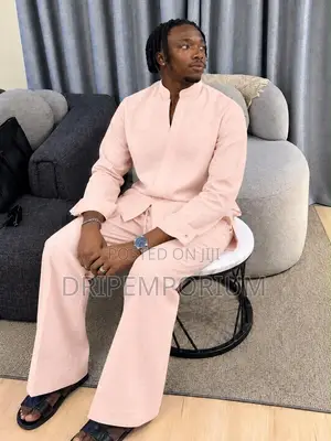 - Linen Kaftan Set
